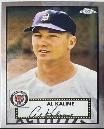 Al Kaline #645 2021 Topps Chrome Platinum Anniversary Baseball