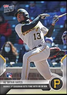 Ke'Bryan Hayes #2 Baseball Cards 2021 Topps Now