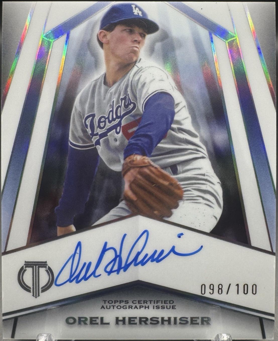 Orel Hershiser #PTGA-OH 2026 Topps Tribute Baseball Pillars of the Game Autographs