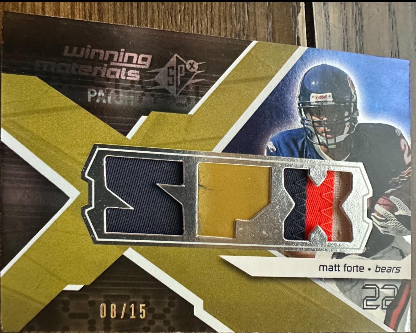 Matt Forte #WM-FO 2008 Spx Winning Materials Football