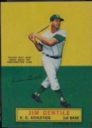Jim Gentile Baseball Cards 1964 Topps Stand Up