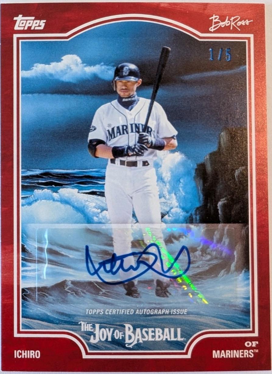 Ichiro #69 Prices | 2025 Topps X Bob Ross Autograph | Baseball Cards