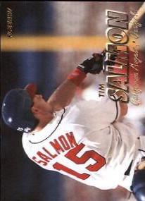 Tim Salmon #50 Baseball Cards 1997 Fleer