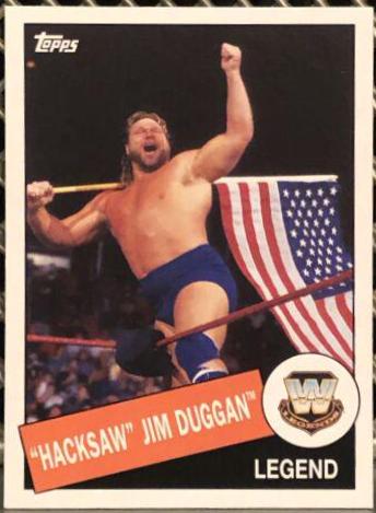 Hacksaw Jim Duggan #22 Wrestling Cards 2015 Topps Heritage WWE