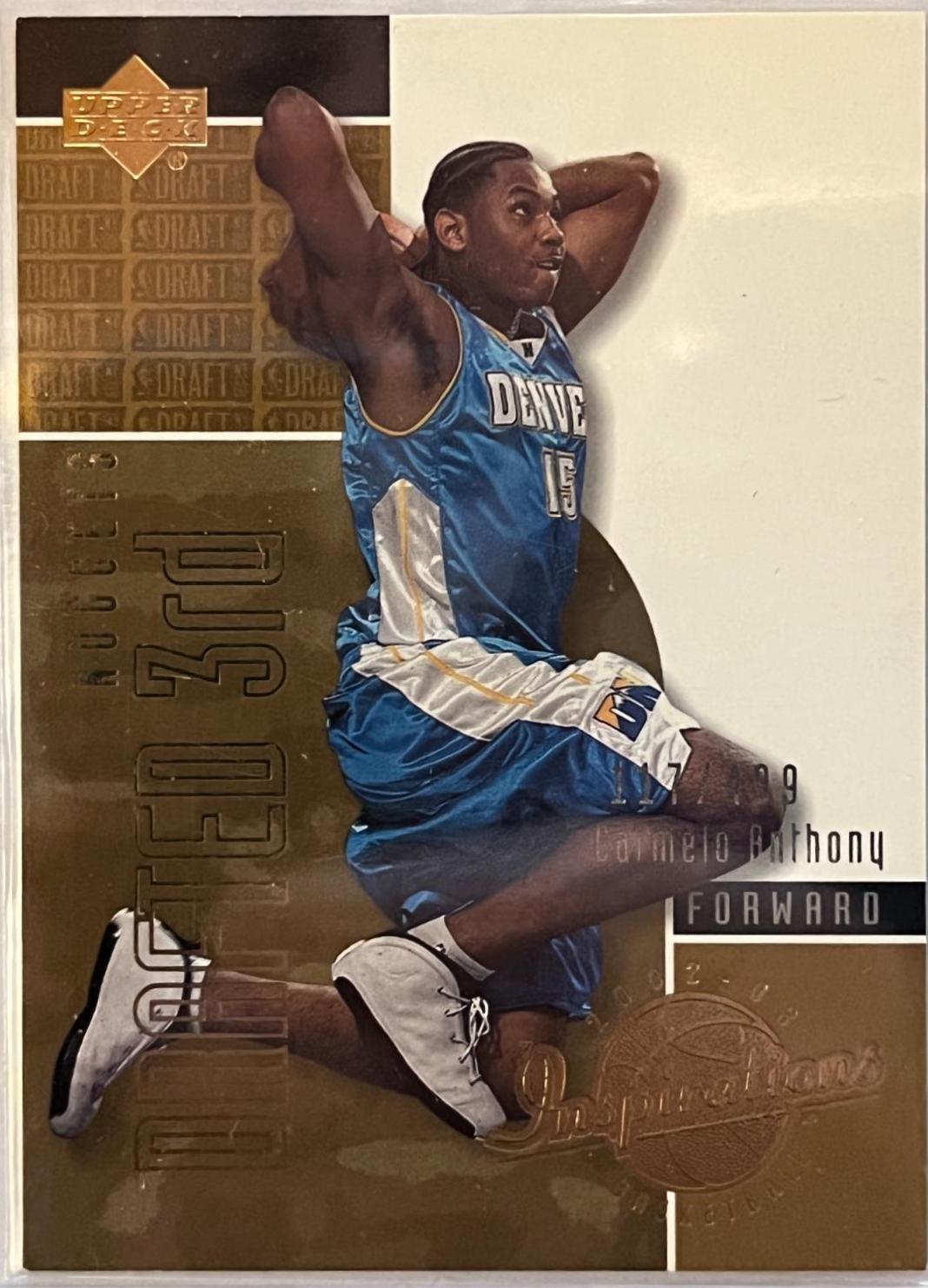 Carmelo Anthony #158 Basketball Cards 2002 Upper Deck Inspirations