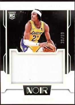 Maxwell Lewis #RJM-MAX 2023 Panini Noir Rookie Jumbo Material Basketball