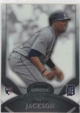 Austin Jackson #8 Baseball Cards 2010 Bowman Sterling