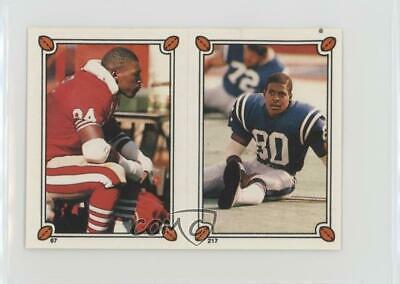 Charles Haley, Bill Brooks Football Cards 1987 Topps Stickers