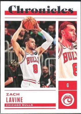 Zach LaVine #5 Basketball Cards 2022 Panini Chronicles
