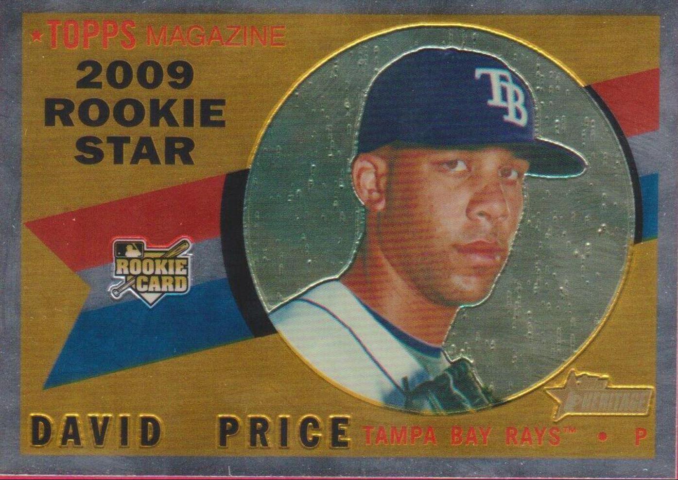 David Price #C12 Baseball Cards 2009 Topps Heritage Chrome