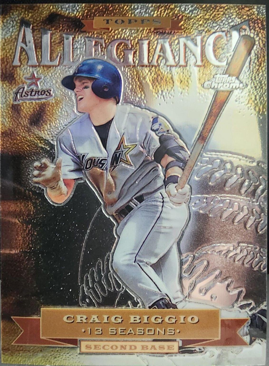 Craig Biggio #TA14 Baseball Cards 2000 Topps Chrome Allegiance