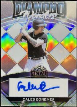 Caleb Bonemer #DW-CB3 2024 Leaf Metal Baseball Diamond Wonders