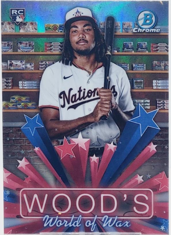 James Wood #HS-5 Baseball Cards 2025 Bowman Hobby Stars