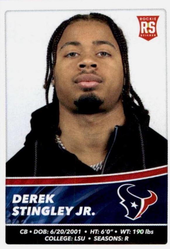 Derek Stingley, Jr #186 2022 Panini NFL Stickers