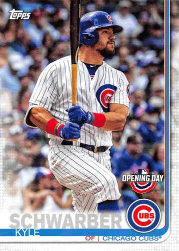 Kyle Schwarber #13 Baseball Cards 2019 Topps Opening Day