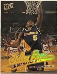 Jalen Rose #G-197 Basketball Cards 1996 Ultra Gold Medallion