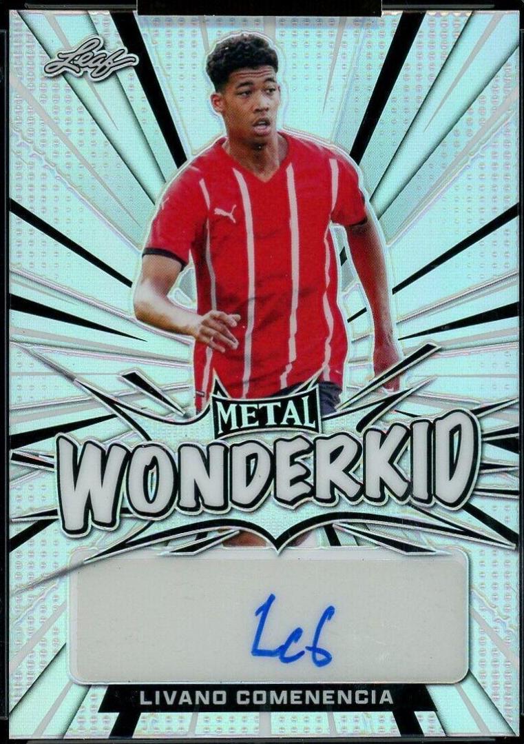 Livano Comenencia #WK-LC2 2022 Leaf Metal Wonderkid Autographs Soccer