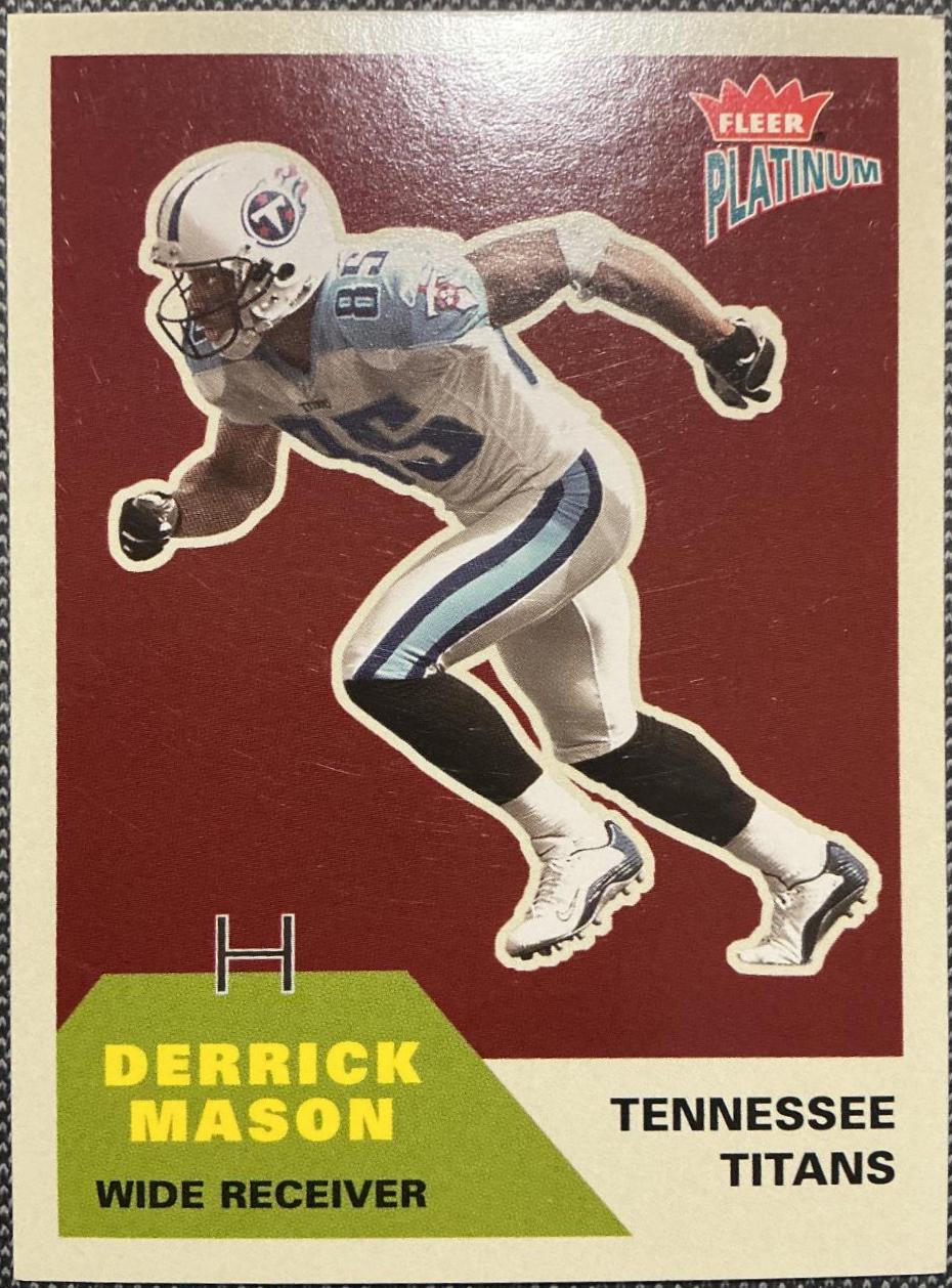 Derrick Mason #182 2002 Fleer Platinum Football
