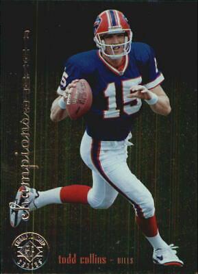 Todd Collins #4 Football Cards 1995 SP Championship