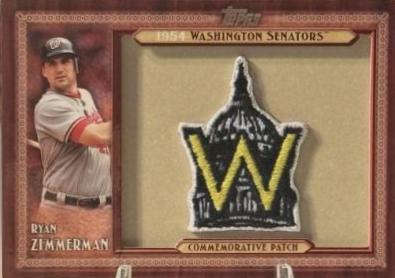 Ryan Zimmerman #TLMP-RZ Baseball Cards 2011 Topps Commemorative Patch