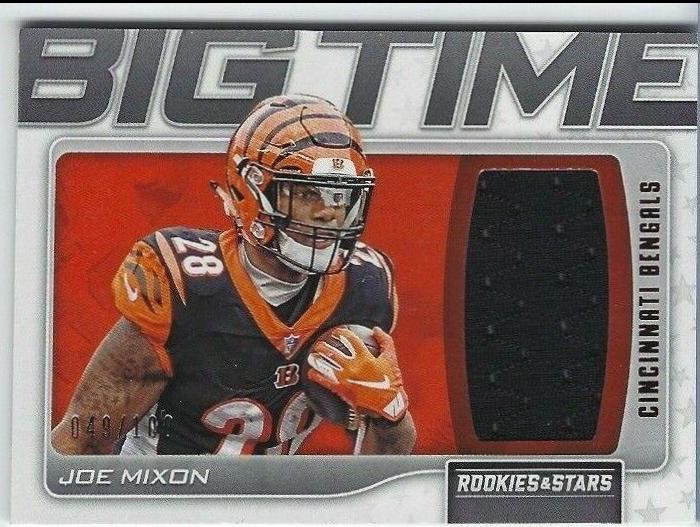 Joe Mixon #BT-JM Football Cards 2019 Panini Rookies & Stars Big Time