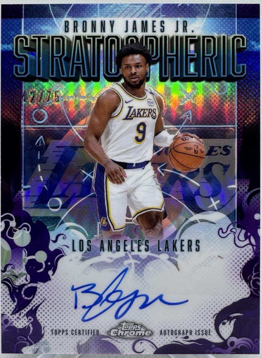 Bronny James Jr. [Refractor Purple] #SM-BJJ