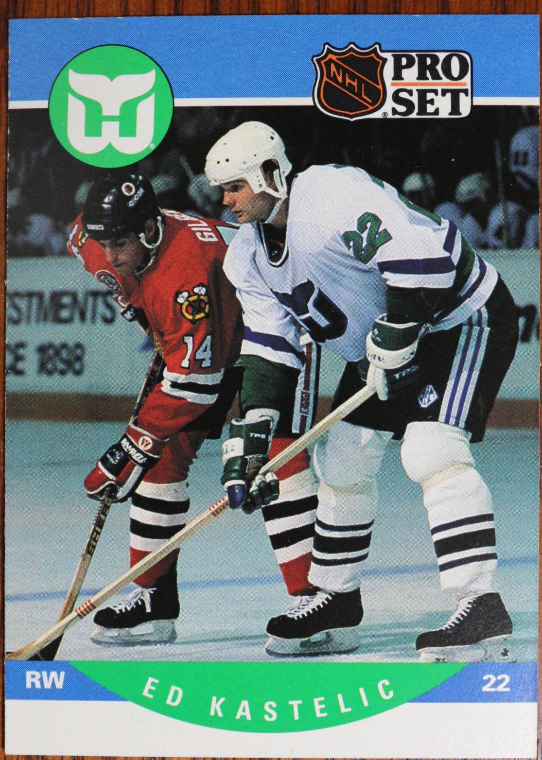 Ed Kastelic #450 Hockey Cards 1990 Pro Set
