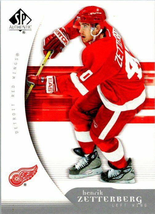 Henrik Zetterberg #36 Hockey Cards 2005 SP Authentic