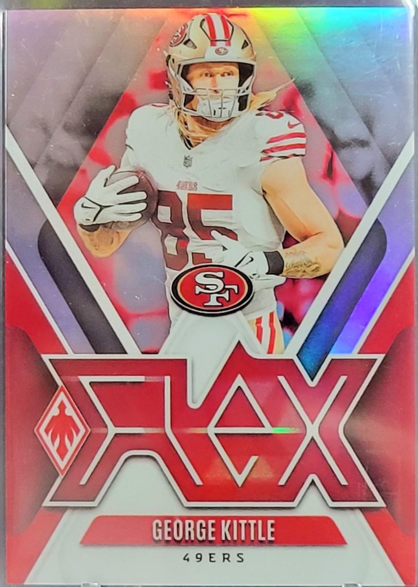 George Kittle #F-GKE Football Cards 2024 Panini Phoenix Flex