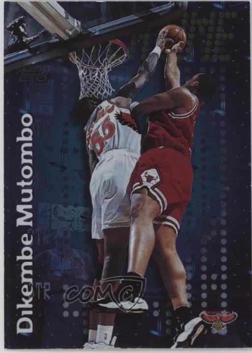 Dikembe Mutombo #12 Basketball Cards 1997 Topps Clutch Time