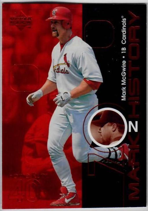 Mark McGwire #M9 Baseball Cards 1999 Upper Deck Challengers for 70 Mark on History