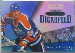 Wayne Gretzky [Blue] #D-1 Hockey Cards 2022 Upper Deck Stature Dignified Prices