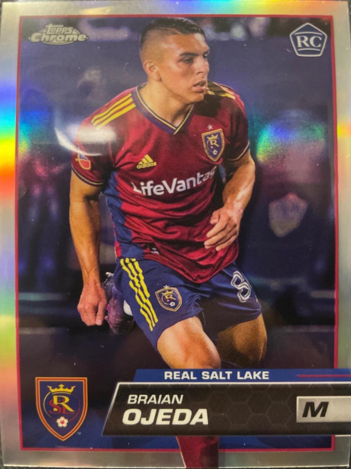 Braian Ojeda #106 Soccer Cards 2023 Topps Chrome MLS