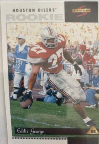 Eddie George #231 Football Cards 1996 Panini Score