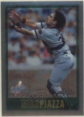 Mike Piazza #9 Baseball Cards 1997 Topps Chrome