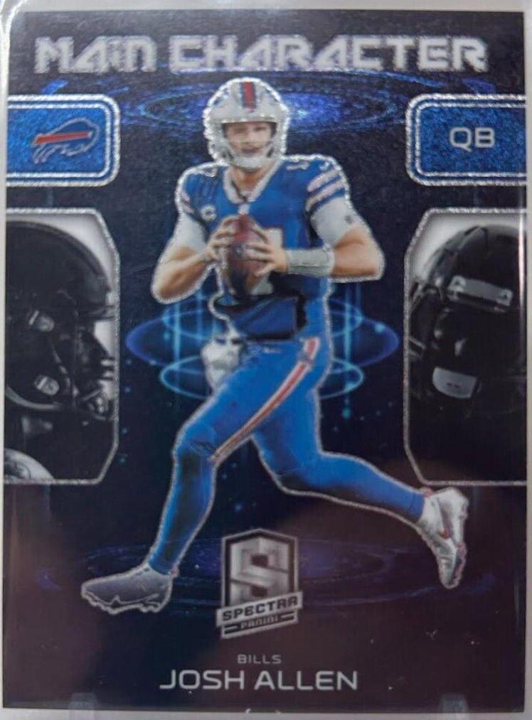 Josh Allen #21 Football Cards 2023 Panini Spectra Main Character