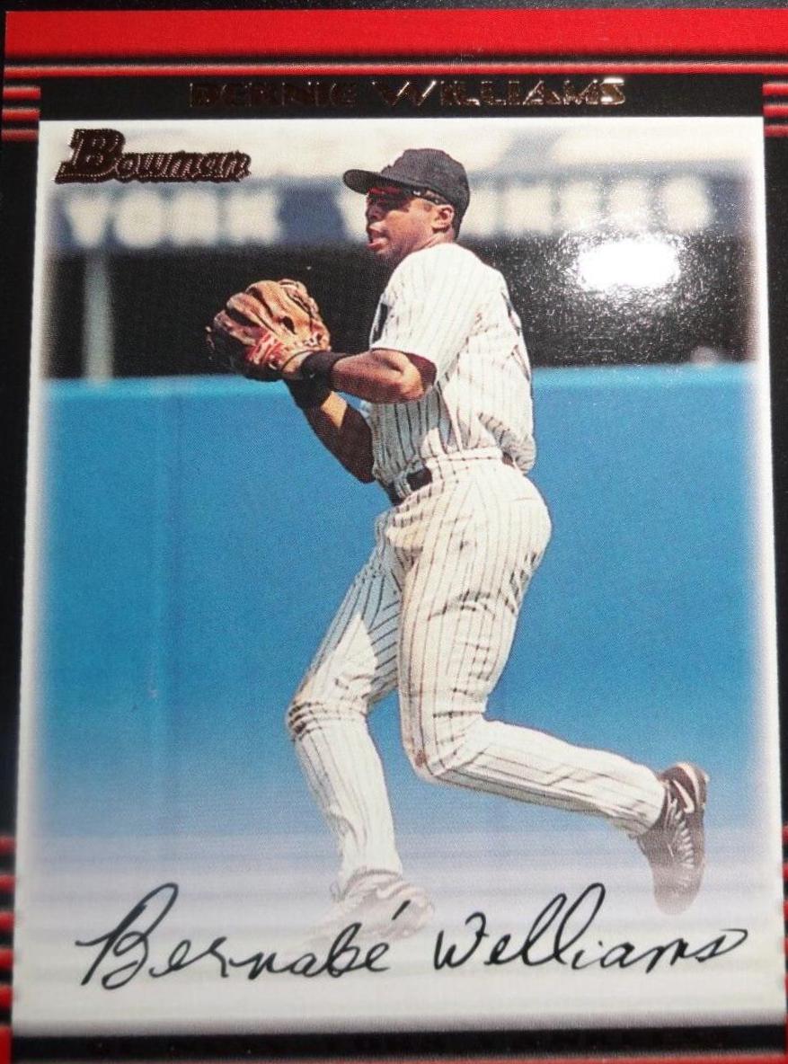 Bernie Williams #23 Baseball Cards 2002 Bowman