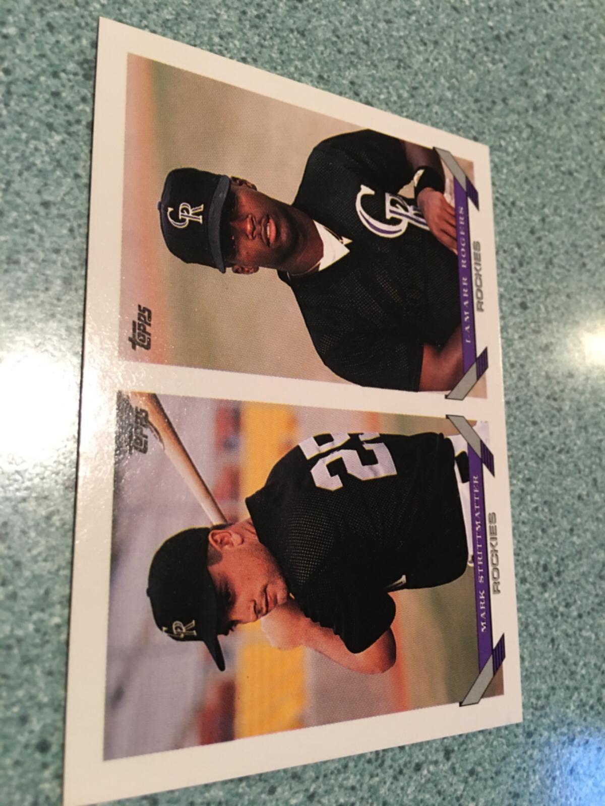 Lamar Rogers/Mark Strittmatter #746 Baseball Cards 1993 Topps