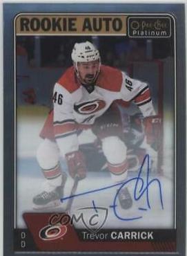Trevor Carrick #R-TC 2016 O Pee Chee Platinum Rookie Autographs Hockey