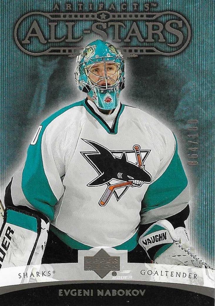 Evgeni Nabokov #191 2005 Upper Deck Artifacts Hockey