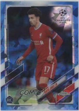 Curtis Jones #6 Soccer Cards 2020 Topps Chrome UEFA Champions League Sapphire