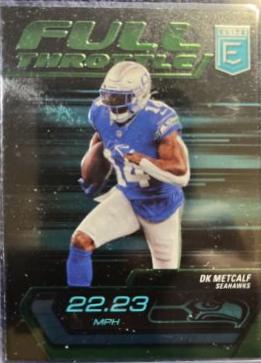 DK Metcalf #2 Football Cards 2024 Panini Donruss Elite Full Throttle