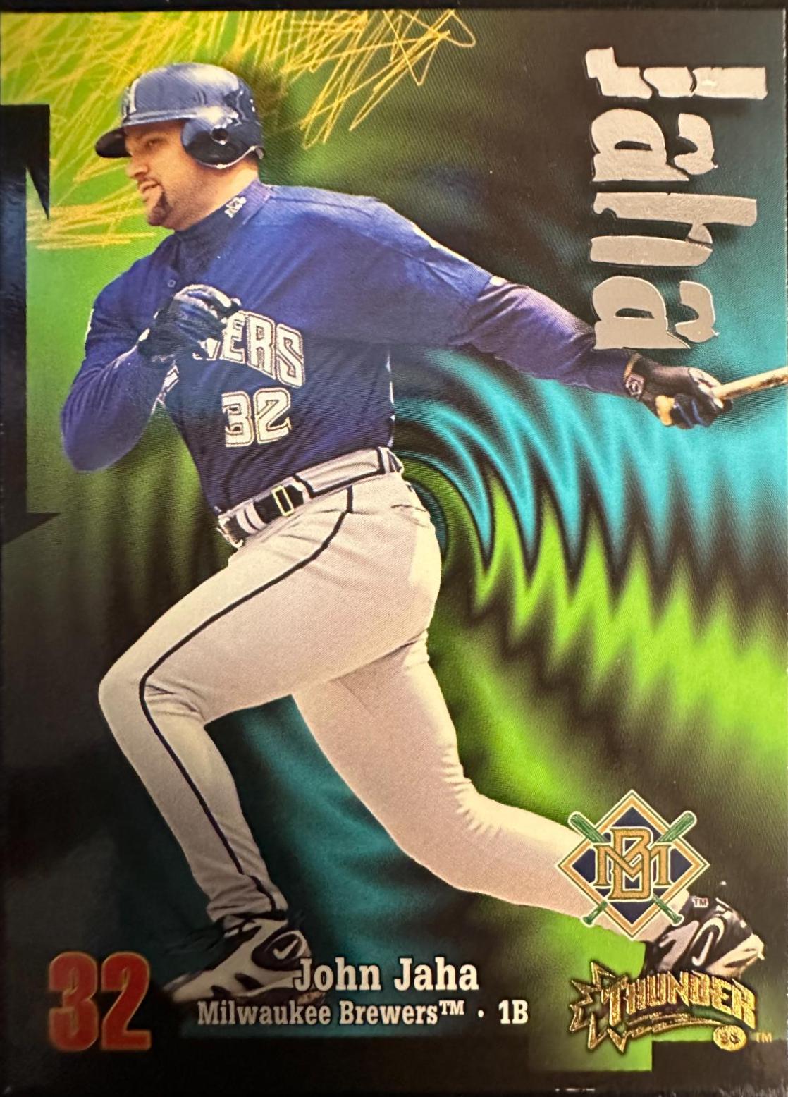 John Jaha #62 Baseball Cards 1998 Skybox Thunder