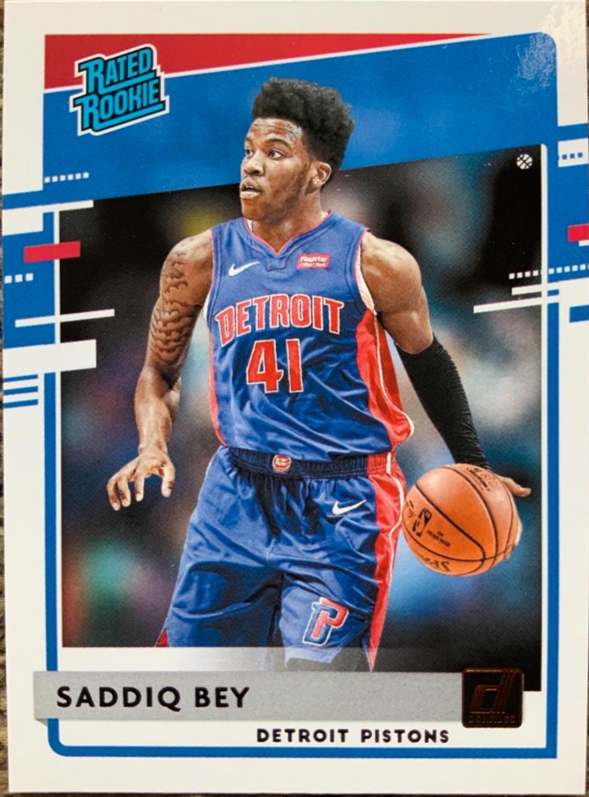 Saddiq Bey #210 Basketball Cards 2020 Donruss