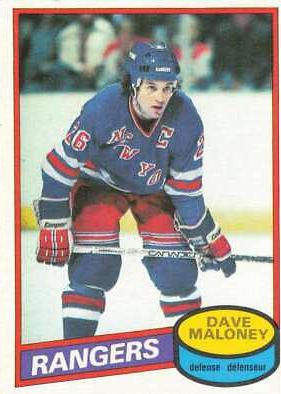 Dave Maloney #7 Hockey Cards 1980 O-Pee-Chee
