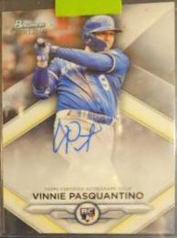Vinnie Pasquantino #RA-VP Baseball Cards 2023 Bowman Sterling Rookie Autographs