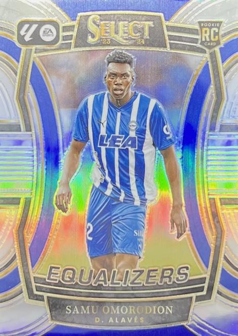 Samu Omorodion #7 Soccer Cards 2023 Panini Select La Liga Equalizers