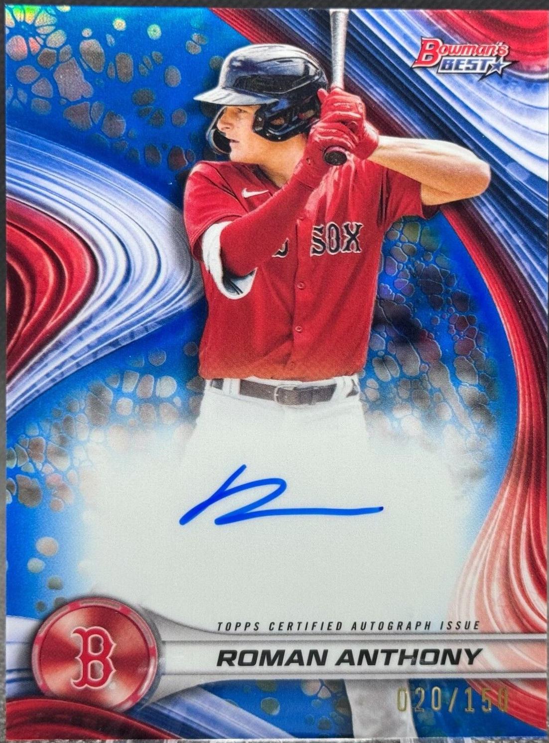 Roman Anthony [Blue Refractor] #B24-RA