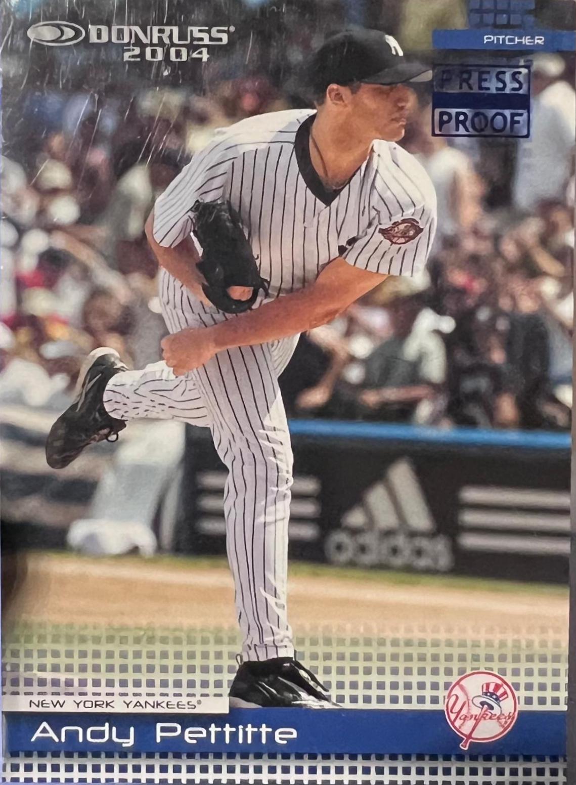 Andy Pettitte #149 Baseball Cards 2004 Donruss Press Proof