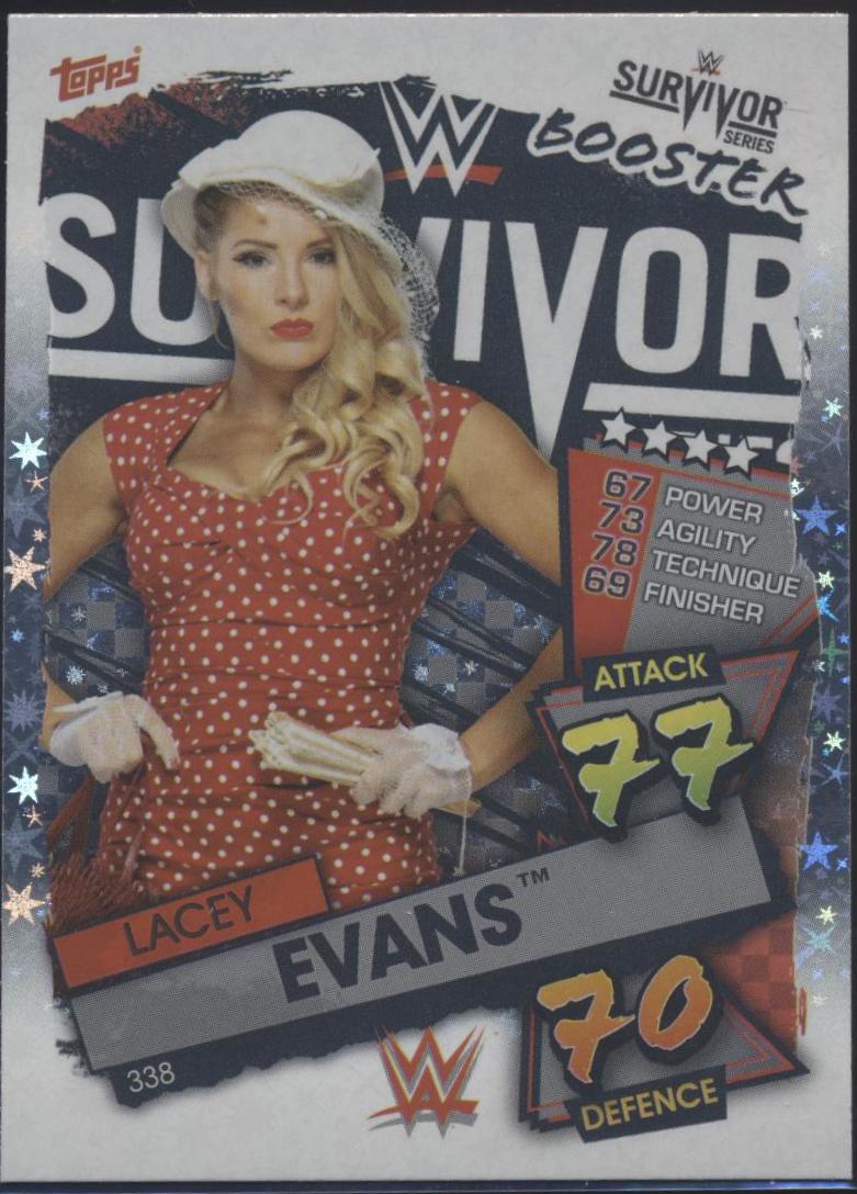 Lacey Evans #338 Wrestling Cards 2021 Topps Slam Attax WWE